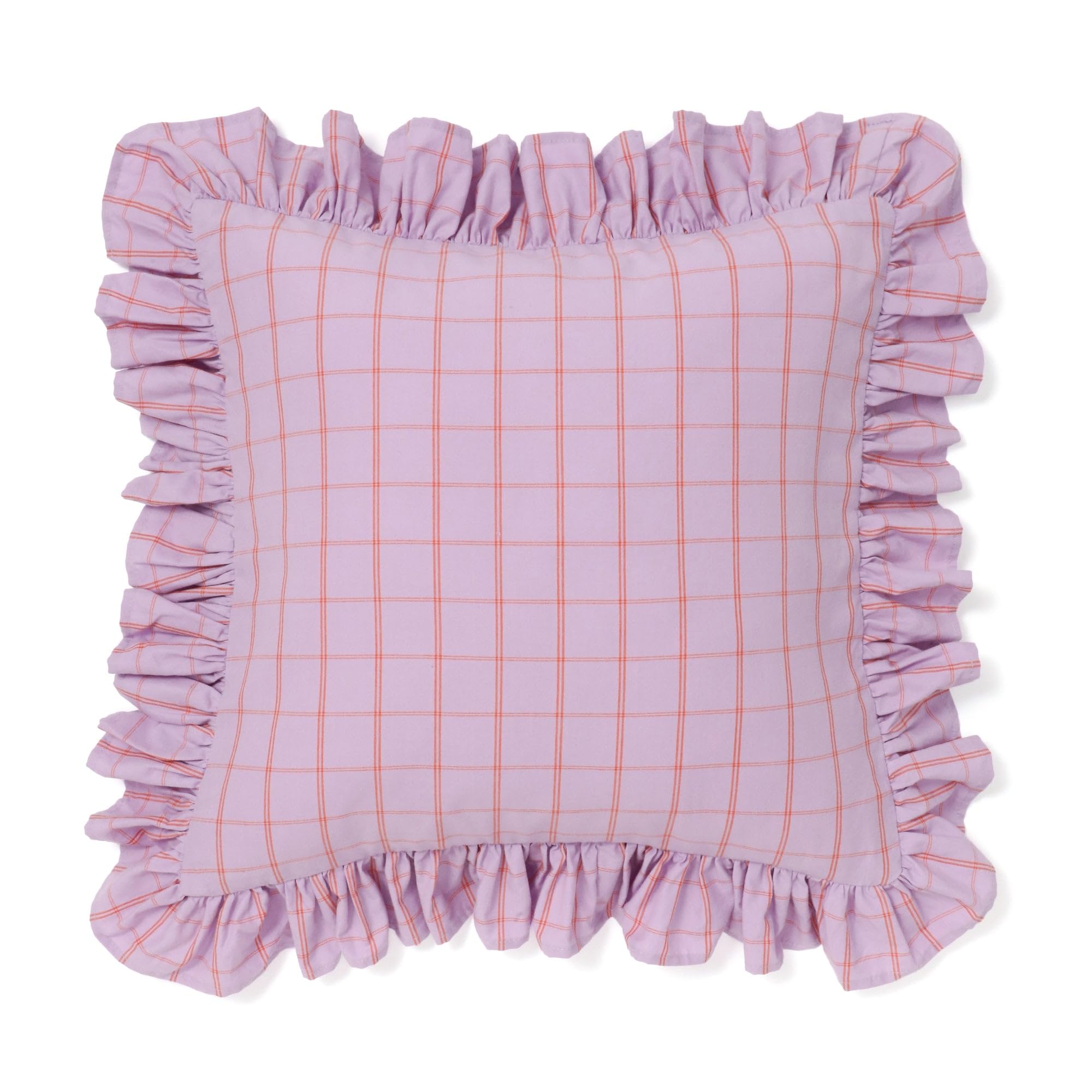 Amazon.co.jp: Francfranc フランフラン フリルチェック クッション